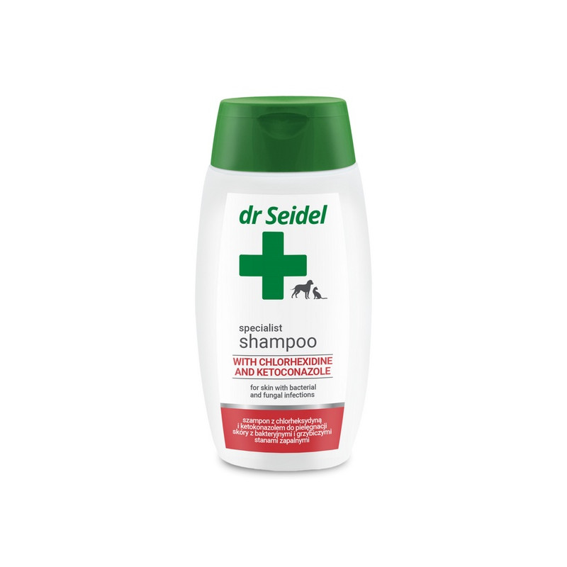 Dr Seidel Szampon z chlorheksydyną i ketokonazolem 220ml