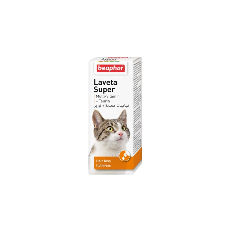 Beaphar Laveta Super Cat - preparat na sierść dla kota 50ml