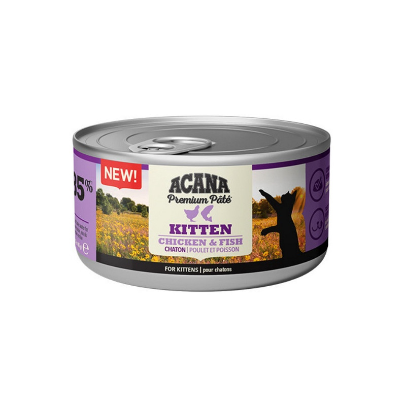 Acana Cat Premium Pate Kitten Chicken & Fish puszka 85g