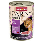 Animonda Carny Adult Wołowina + Jagnięcina puszka 400g