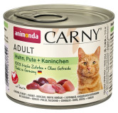 Animonda Carny Adult Kurczak, Indyk + Królik puszka 200g