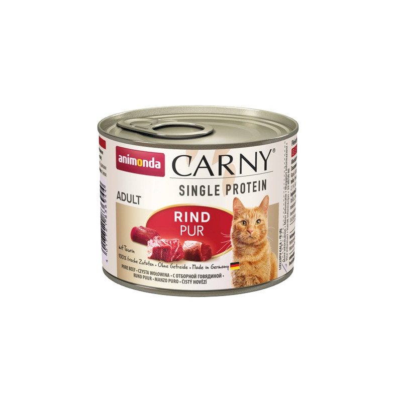 Animonda Carny Single Protein Adult Wołowina puszka 200g