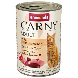 Animonda Carny Adult Indyk + Wątróbka kurczaka puszka 400g