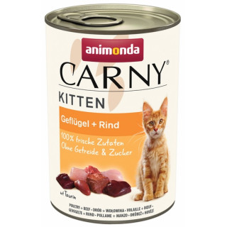 Animonda Carny Kitten Wołowina + Drób puszka 400g