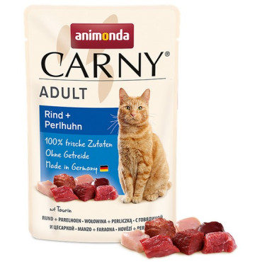 Animonda Carny Adult Wołowina + Perliczka saszetka 85g