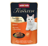 Animonda vom Feinsten Cat Adult Kaczka + filet z indyka saszetka 85g