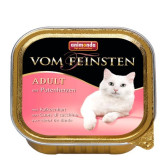 Animonda vom Feinsten Cat Adult z Sercami Indyka tacka 100g