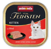 Animonda vom Feinsten Cat Kitten z Wołowiną tacka 100g