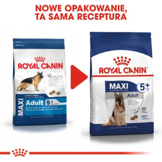 Royal Canin Maxi Adult 5+ karma sucha dla psów starszych, od 5 do 8 roku życia, ras dużych 15kg