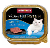 Animonda vom Feinsten Cat Adult z Łososiem i Krewetkami tacka 100g