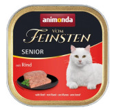 Animonda vom Feinsten Cat Senior z Wołowiną tacka 100g