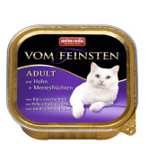 Animonda vom Feinsten Cat Adult z Kurczakiem i Owocami Morza tacka 100g