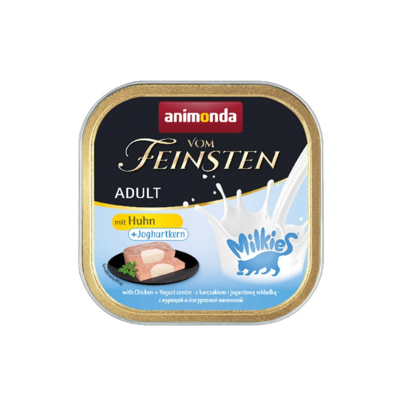 Animonda vom Feinsten Milkies Cat Kurczak + Jogurt tacka 100g