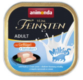 Animonda vom Feinsten Milkies Cat Drób + Sos kremowy tacka 100g