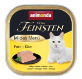 Animonda vom Feinsten Mildes Menu z Indykiem i Serem tacka 100g