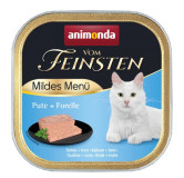 Animonda vom Feinsten Mildes Menu z Indykiem i Pstrągiem tacka 100g