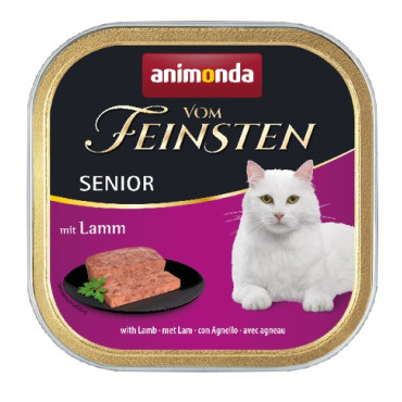 Animonda vom Feinsten Cat Senior z Jagnieciną tacka 100g