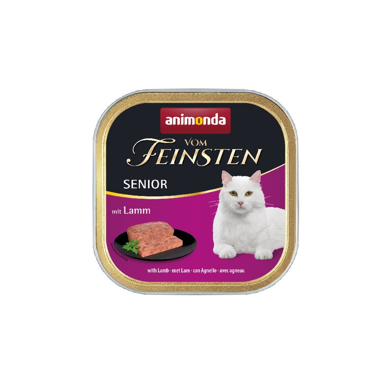 Animonda vom Feinsten Cat Senior z Jagnieciną tacka 100g