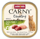 Animonda Carny Country Adult Kurczak, Cielęcina i Sarnina tacka 100g