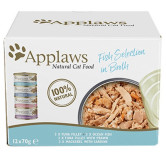 Applaws puszki dla kota Multipack Fish 12x70g