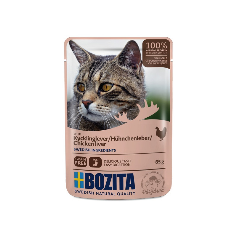 Bozita Cat Wątróbka kurczaka w galaretce saszetka 85g