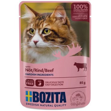 Bozita Cat Wołowina w galaretce saszetka 85g