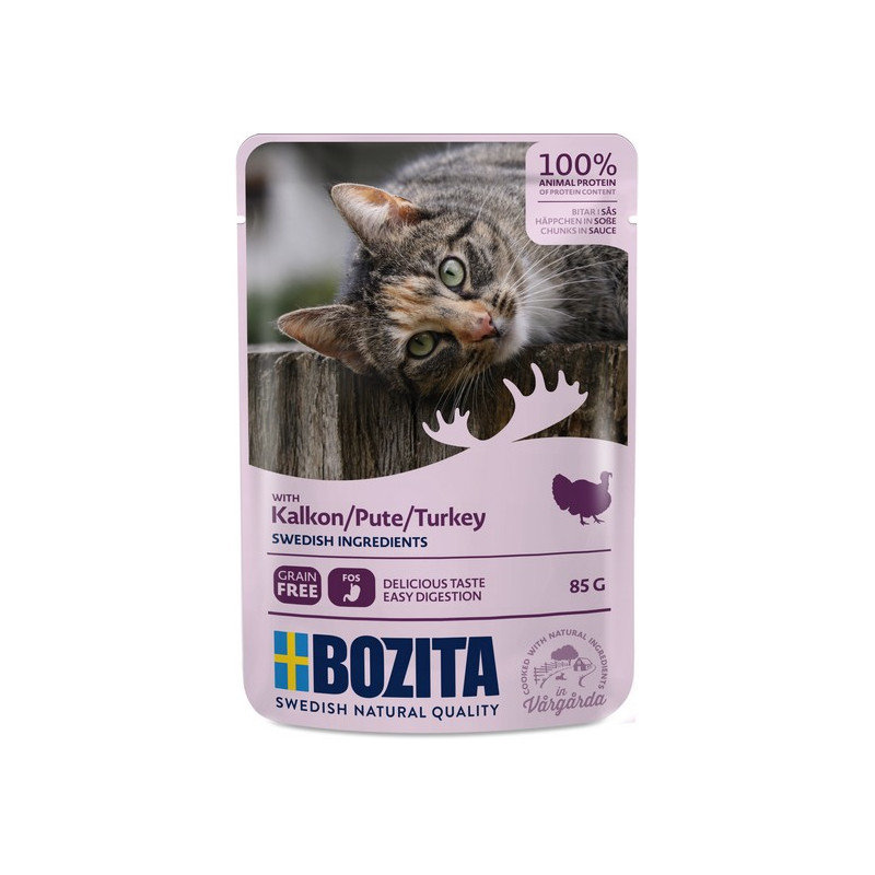 Bozita Cat Indyk w sosie saszetka 85g