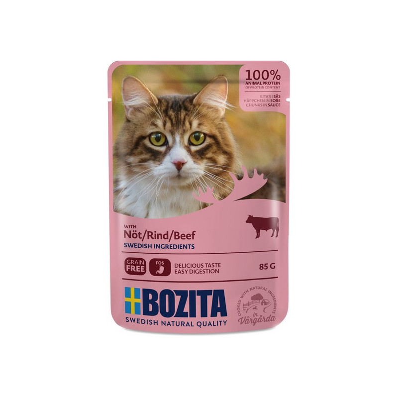 Bozita Cat Wołowina w sosie saszetka 85g