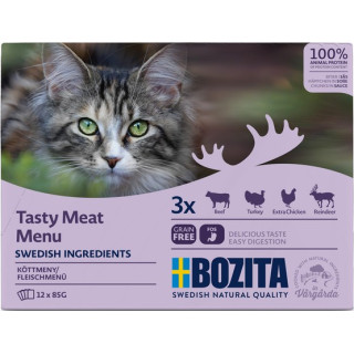 Bozita Cat Multibox z mięsem w sosie saszetki 12x85g