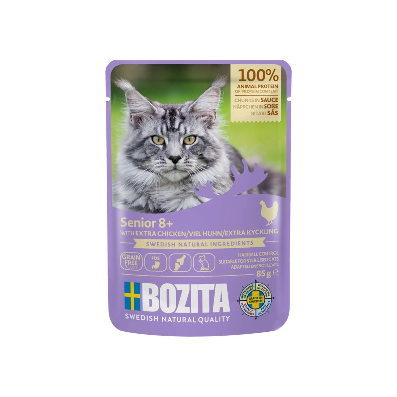 Bozita Cat Senior 8+ Kurczak w sosie saszetka 85g