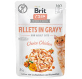 Brit Care Cat Fillets In Gravy Choice Chicken saszetka 85g