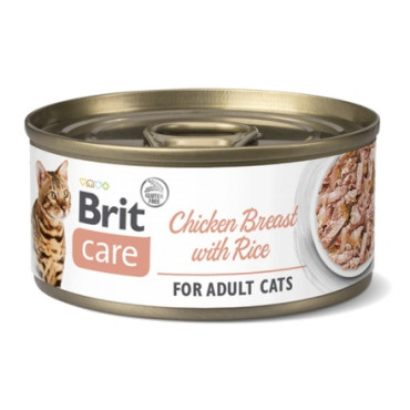 Brit Care Cat Chicken Breast & Rice puszka 70g