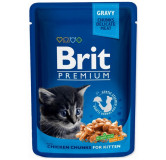 Brit Premium Cat Kitten Kurczak saszetka 100g