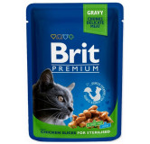 Brit Premium Cat Adult Kurczak Sterilised saszetka 100g