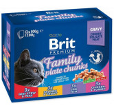 Brit Premium Cat Adult Multipack saszetki 12x100g