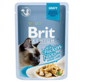 Brit Premium Cat Fillets with Chicken sos saszetka 85g