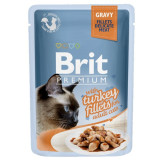 Brit Premium Cat Fillets with Turkey sos saszetka 85g