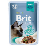 Brit Premium Cat Fillets with Beef sos saszetka 85g