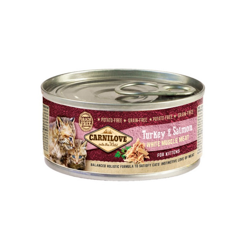 Carnilove Cat Salmon & Turkey for Kittens - łosoś i indyk puszka 100g