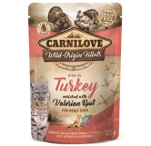 Carnilove Cat Turkey & Valerian Root - indyk i waleriana saszetka 85g