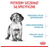 Royal Canin Medium Puppy karma sucha dla szczeniąt, od 2 do 12 miesiąca, ras średnich 15kg