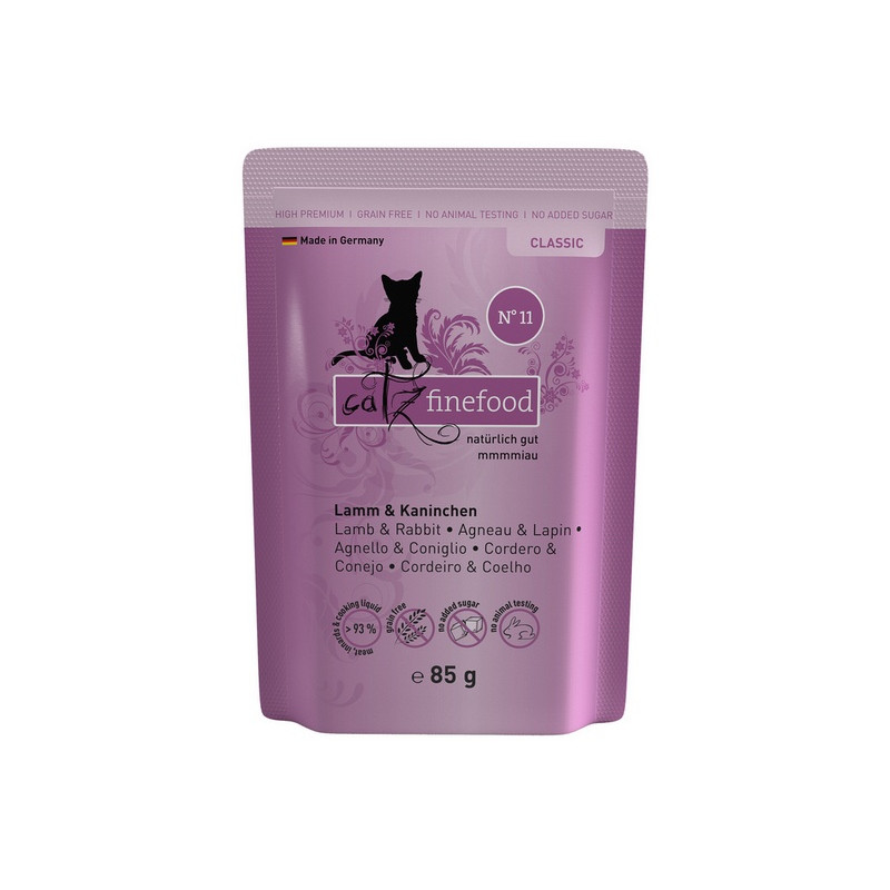 Catz Finefood Classic N.11 Jagnięcina i Królik saszetka 85g