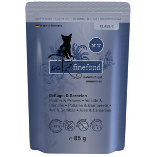 Catz Finefood Classic N.17 Drób i Krewetki saszetka 85g