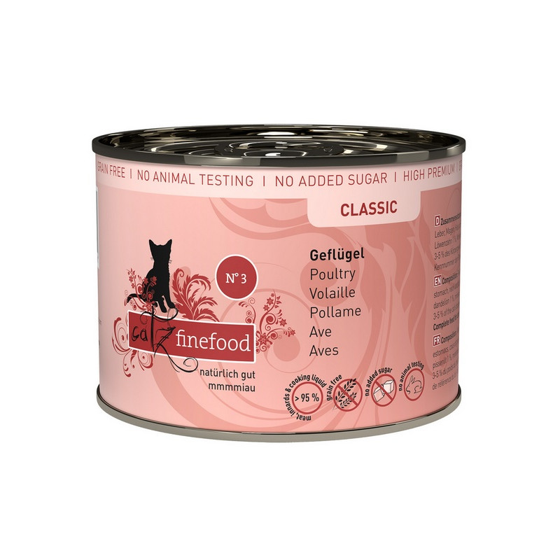 Catz Finefood Classic N.03 Drób puszka 200g