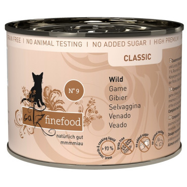 Catz Finefood Classic N.09 Dziczyzna puszka 200g