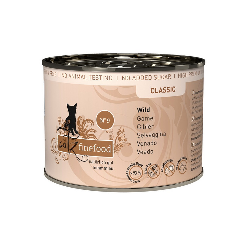 Catz Finefood Classic N.09 Dziczyzna puszka 200g