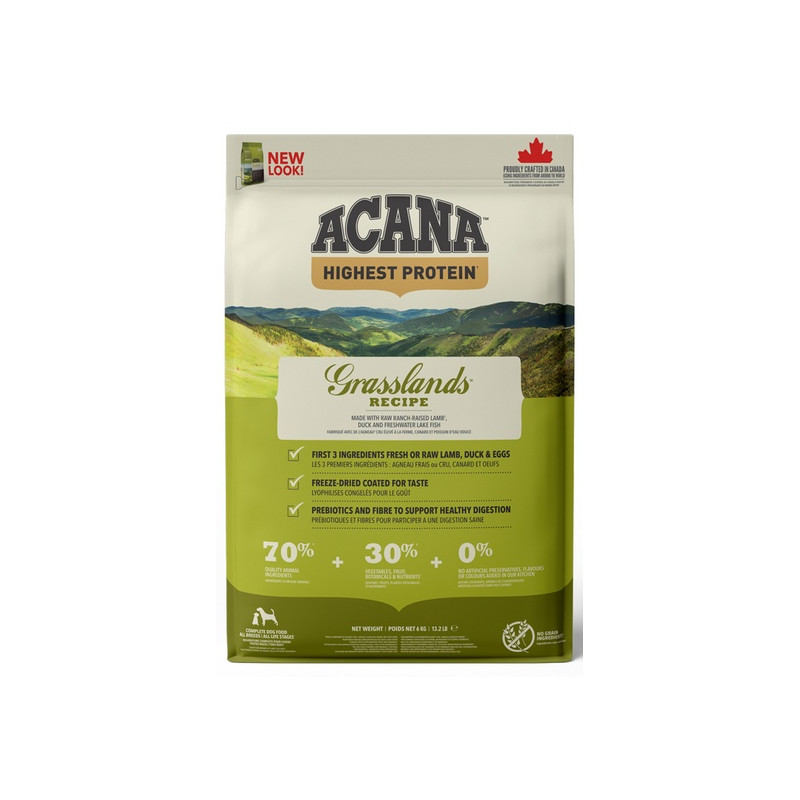 Acana Highest Protein Grasslands Dog 6kg