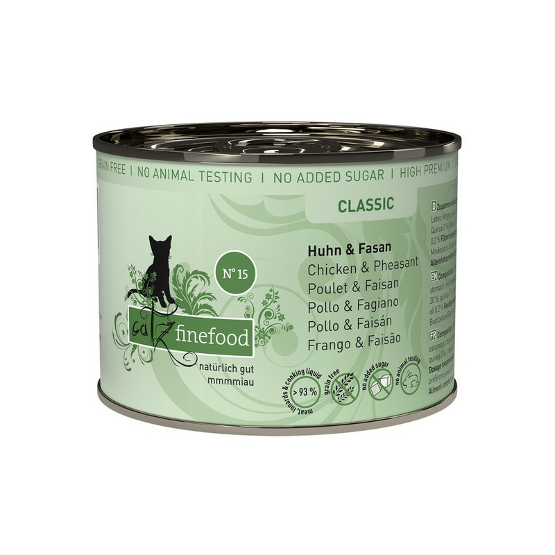 Catz Finefood Classic N.15 Kurczak i Bażant puszka 200g