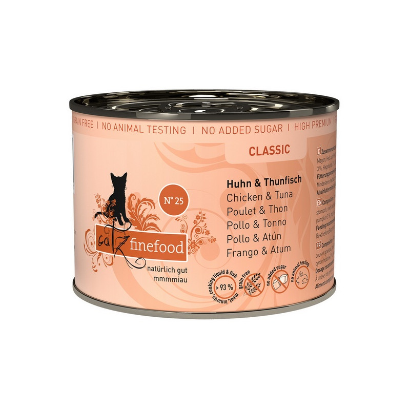 Catz Finefood Classic N.25 Kurczak i Tuńczyk puszka 200g