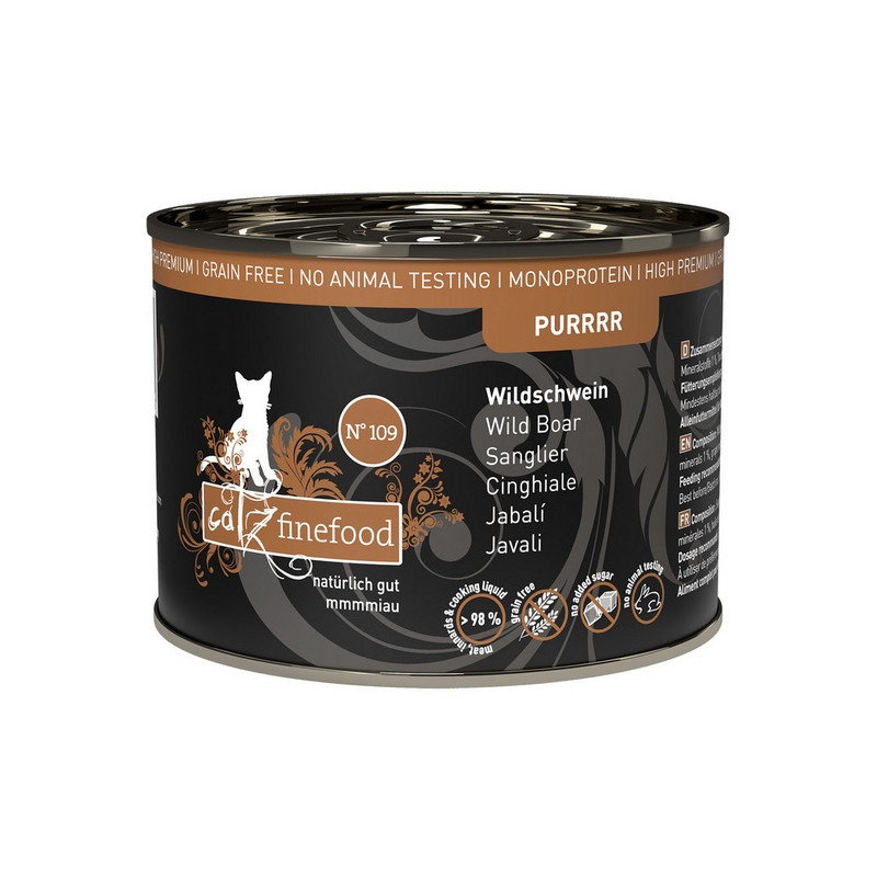 Catz Finefood Purrrr N.109 Dzik puszka 200g